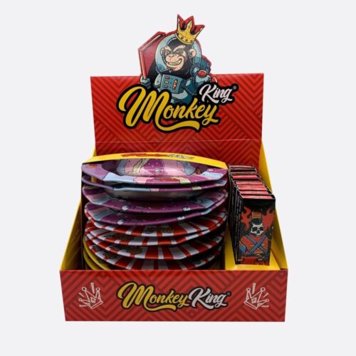 Monkey King Hamutartó KS Slim papírtekercsekkel és hamufeltétekkel