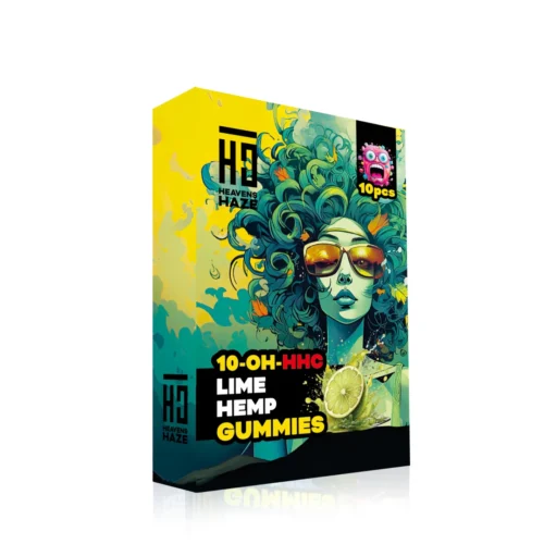 Heavens Haze 10-OH-HHC Gummies lime kender