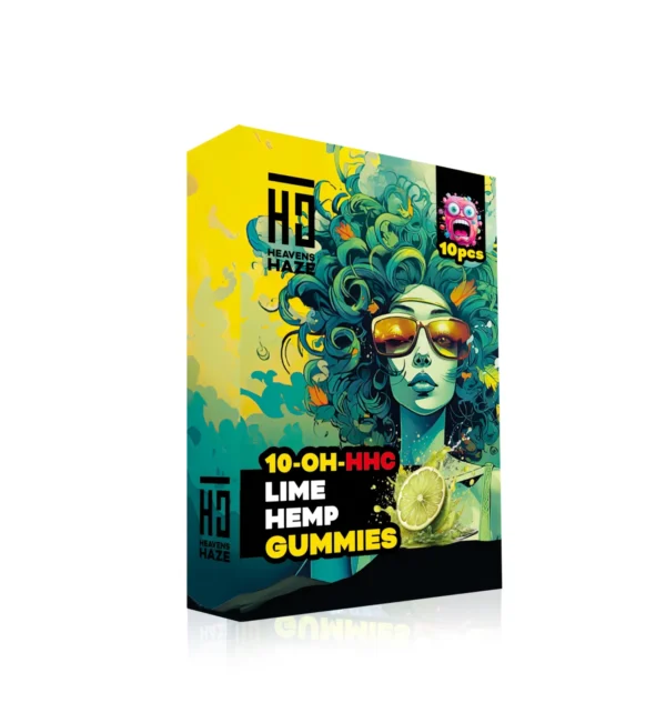 Heavens Haze 10-OH-HHC Gummies lime kender