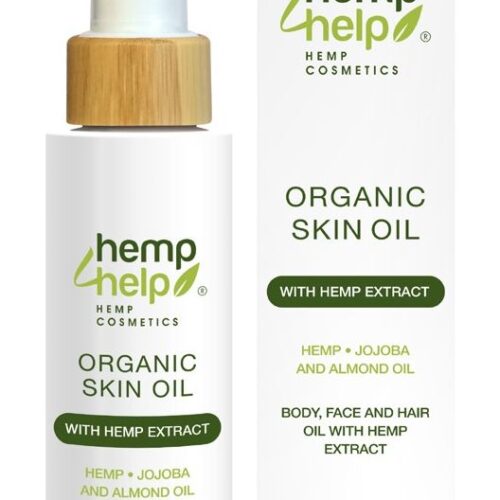 Hemp For Help Bio konopný tělový olej 100 ml