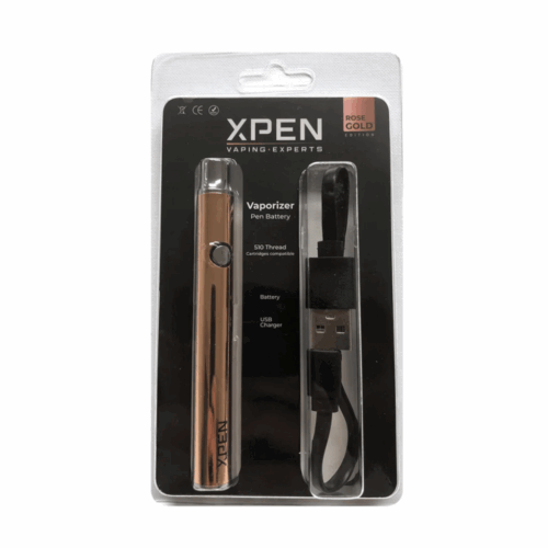 X-Pen Black Vape toll akkumulátor 510 menettel + USB töltő
