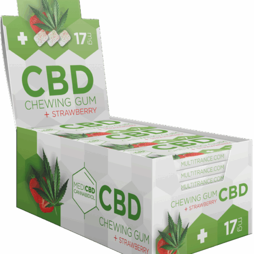 MediCBD Eper CBD rágógumi (17 mg CBD)