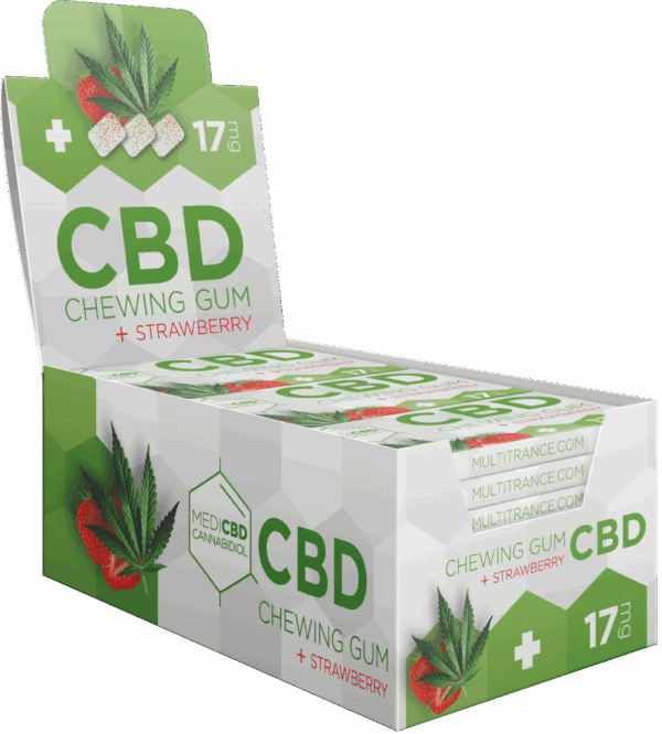 MediCBD Eper CBD rágógumi (17 mg CBD)