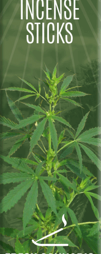 Cannabis tömjénrudak Friss kannabiszlevelek