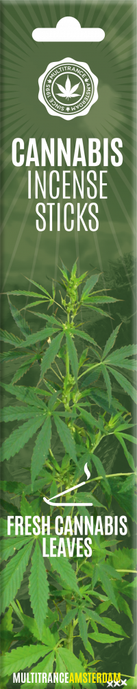 Cannabis tömjénrudak Friss kannabiszlevelek