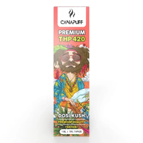 CanaPuff THP420 eldobható Vape Pen Dosi Kush