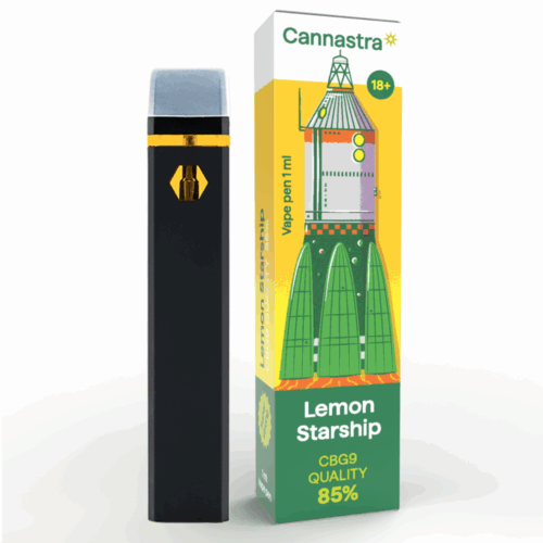 Cannastra CBG9 Vape Pen Lemon csillaghajó