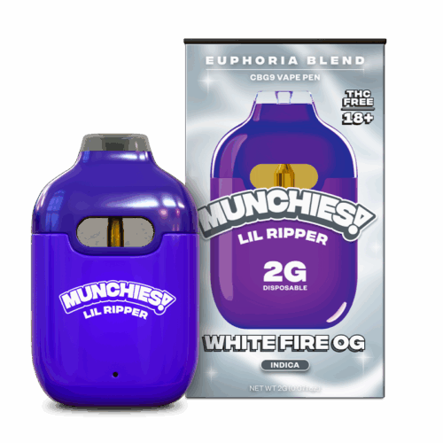 Delta Munchies CBG9 Lil Ripper Vape Pen WhiteFire OG