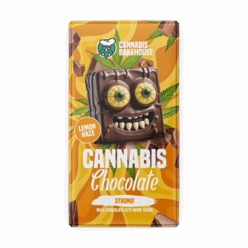 Cannabis Bakehouse Tejcsokoládé szelet kendermaggal