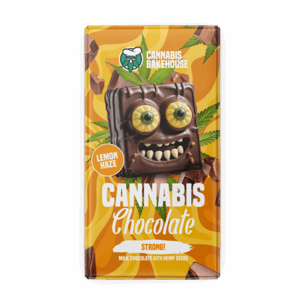 Cannabis Bakehouse Tejcsokoládé szelet kendermaggal