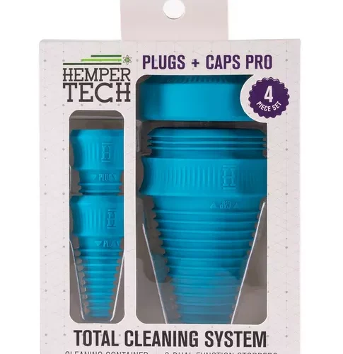 HEMPER Cleaning Plugs + Caps PRO - aqua