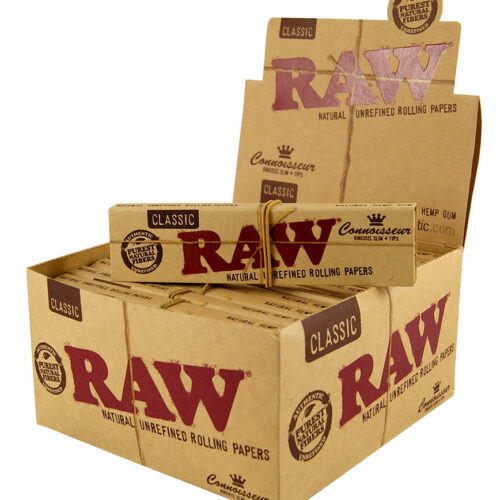 RAW Connoisseur King Size papírok szűrőkkel