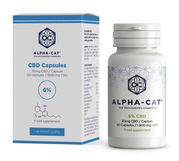Alpha-CAT CBD kapszula 60x30 mg