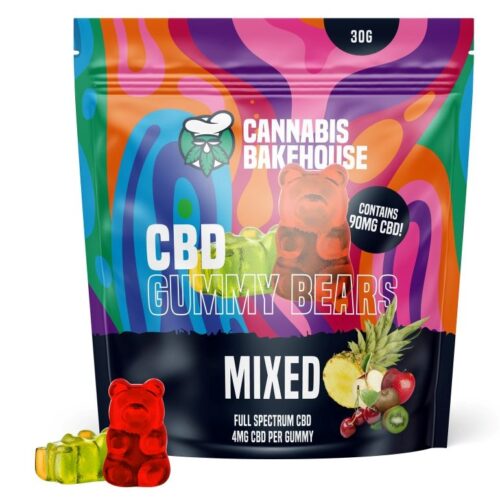 Cannabis Bakehouse CBD gyümölcs gumicukor - 22 db x 4 mg CBD