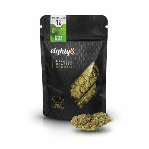 Eighty8 CBD kender virág Szuper Bűzös borz -1-25 gramm 25 gramm