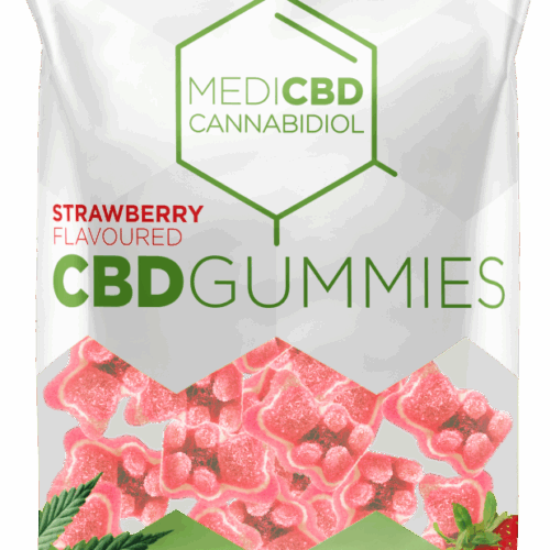 MediCBD Eper ízű CBD gumimaci (300 mg)