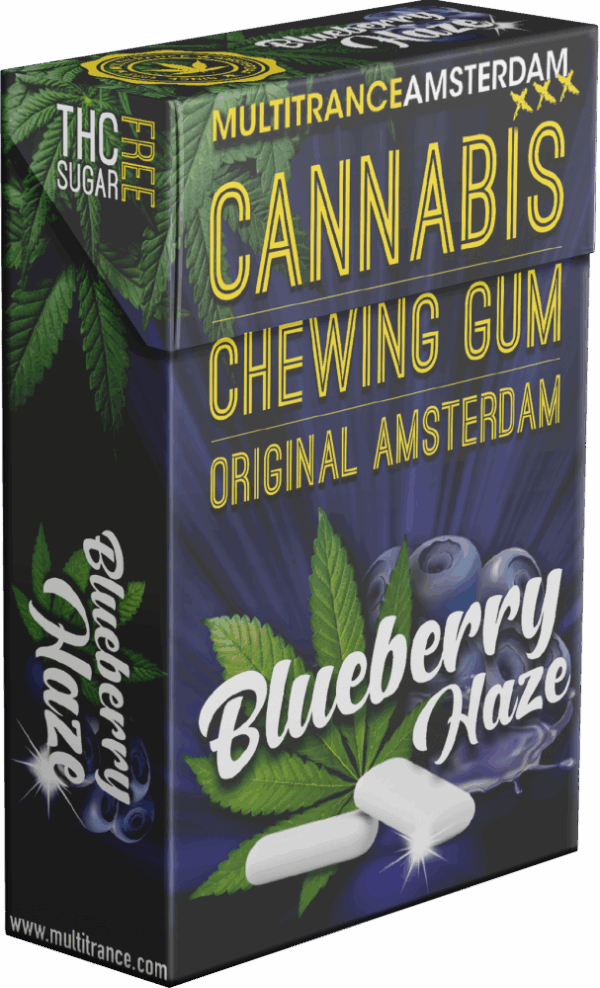 Cannabis Blueberry Haze rágógumi (cukormentes)