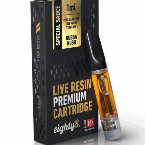 Eighty8 CBD kazetta Bubba Kush élőgyanta terpének
