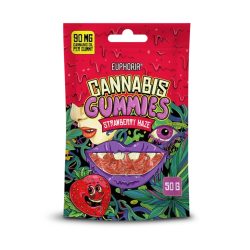 Euphoria Cannabis Gummies Strawberry Haze