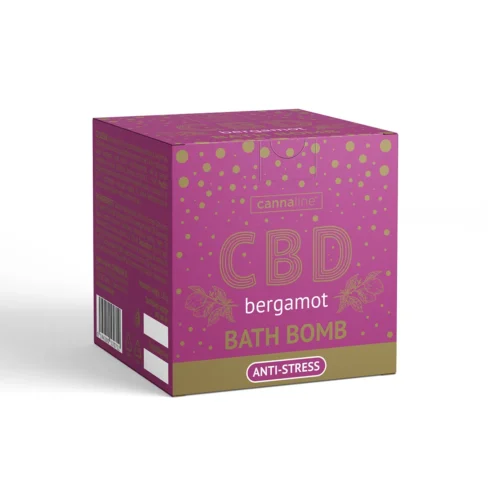 Cannaline CBD Antistressz Fürdőbomba Bergamottal
