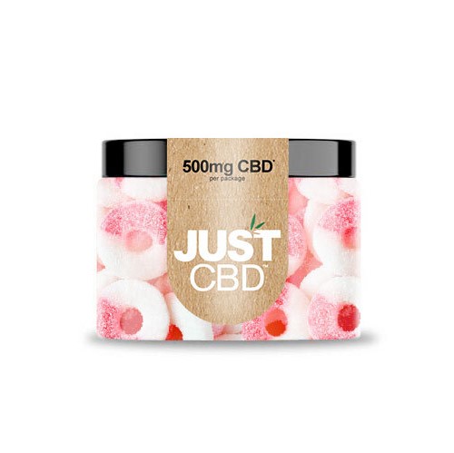 JustCBD Gummies dinnyekarikák 250 mg - 3000 mg CBD 500 mg