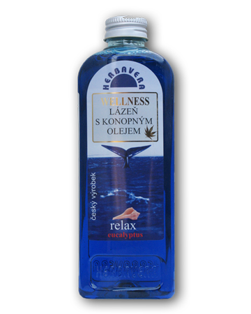 Herbavera Konopná olejová lázeň do koupele RELAX 400 ml