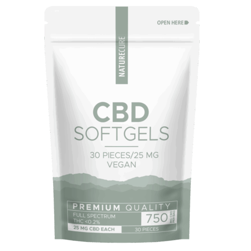 Nature Cure CBD lágyzselék - 750 mg CBD