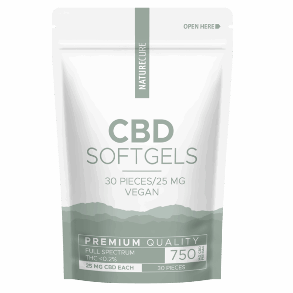 Nature Cure CBD lágyzselék - 750 mg CBD