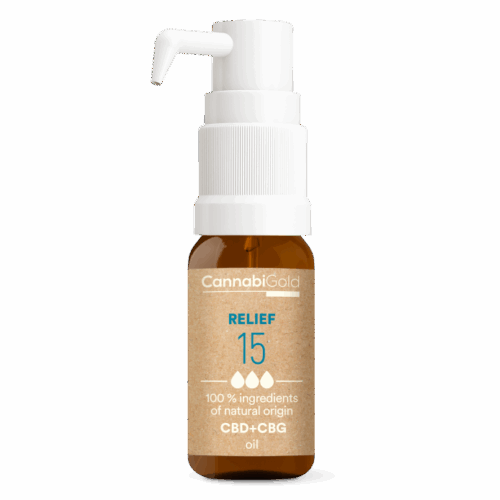 CannabiGold olaj Relief 15 % (13