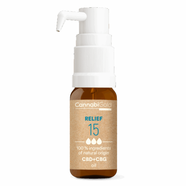 CannabiGold olaj Relief 15 % (13