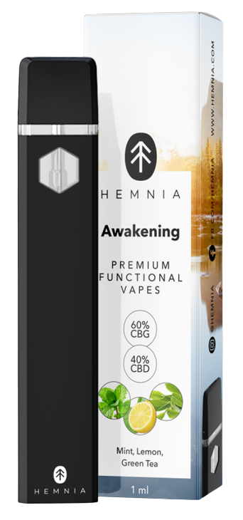 Hemnia Premium Funkcionális Vape Pen Awakening – 40% CBD