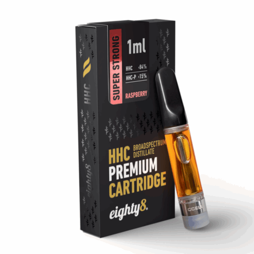 Eighty8 Superstrong HHC Cartridge Raspberry 84% HHC