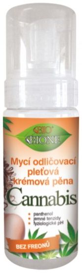 Bione Cannabis tisztító sminklemosó krémhab