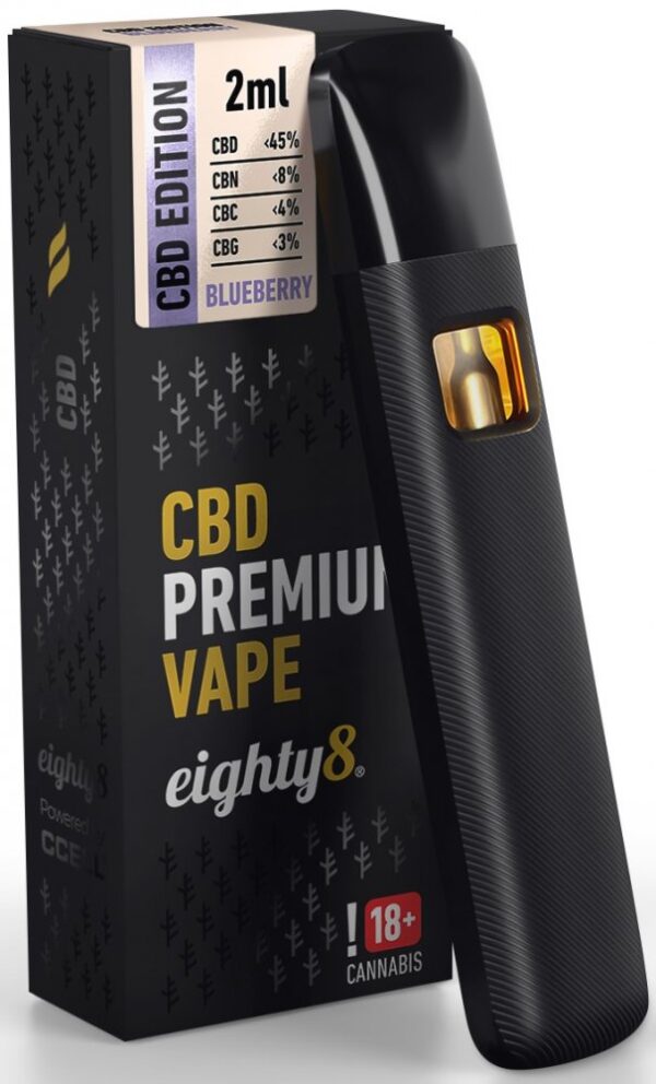 Eighty8 CBD Vape Pen Premium Blueberry