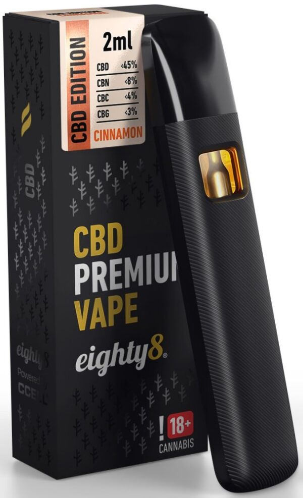 Eighty8 CBD Vape Pen Premium fahéj