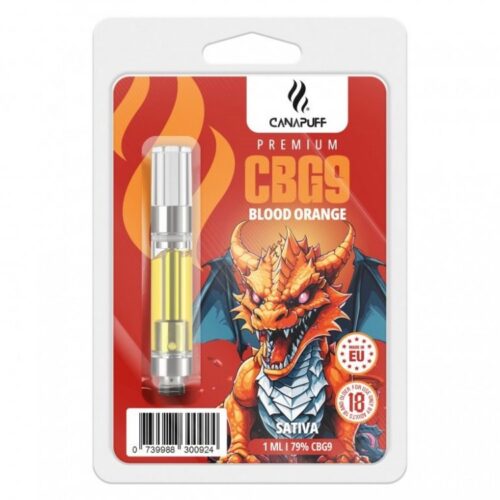 CanaPuff CBG9 patron vérnarancs