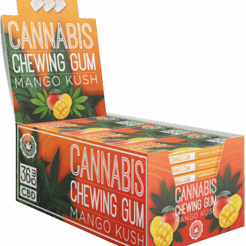 Cannabis Mango rágógumi (36 mg CBD)