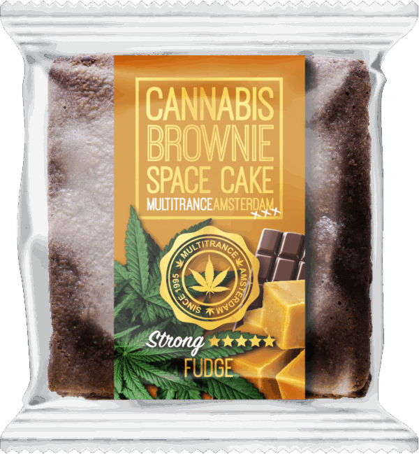 Kannabis Fudge Brownie (Erős Sativa íz) - Karton (24 csomag)