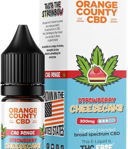 Orange County CBD E-folyékony eper sajttorta