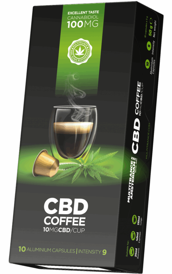 CBD kávé kapszula (10 mg CBD) - karton (10 doboz)