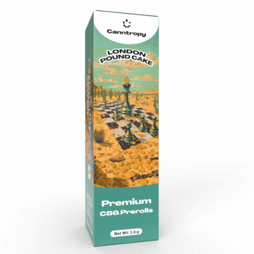 Canntropy CBG Prerolls London Pound Cake