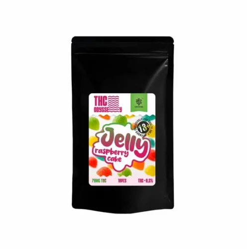 Czech CBD THC Odyssey Jelly Málna Torta