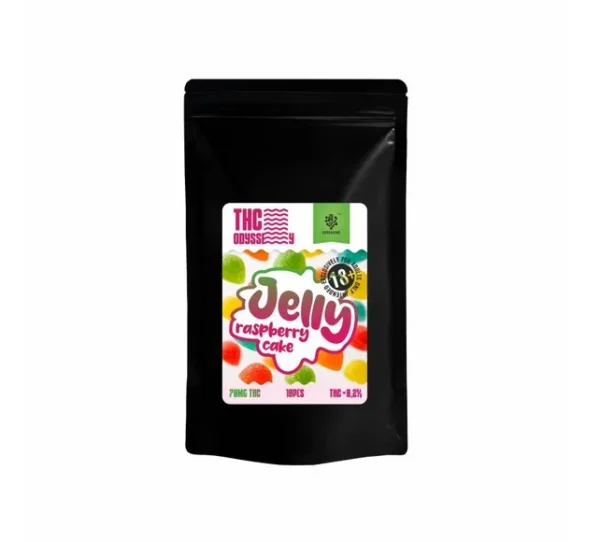 Czech CBD THC Odyssey Jelly Málna Torta