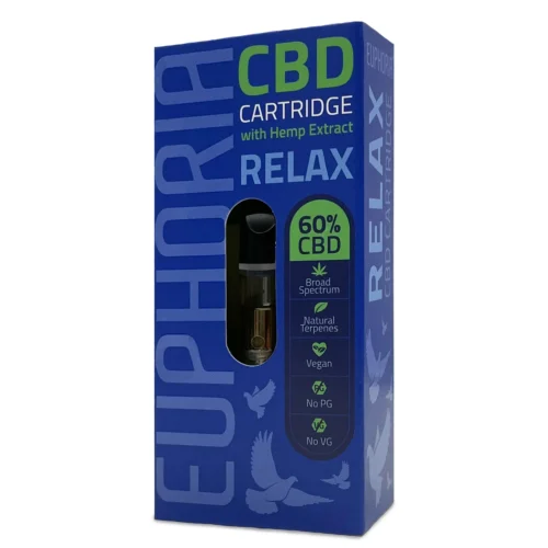Euphoria CBD Relax kazetta 600 mg