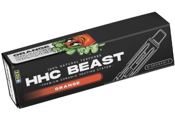 Czech CBD HHC Vape BEAST Orange