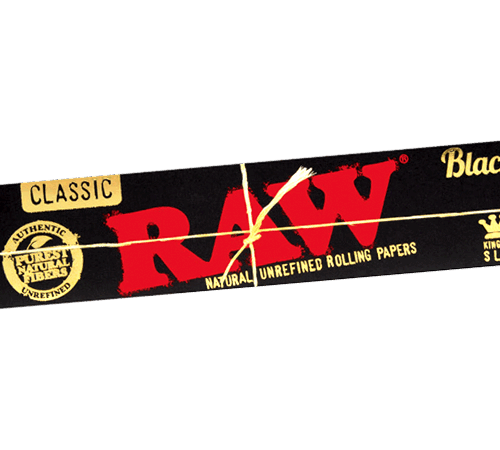 RAW Fekete óriás méret vékony papírok