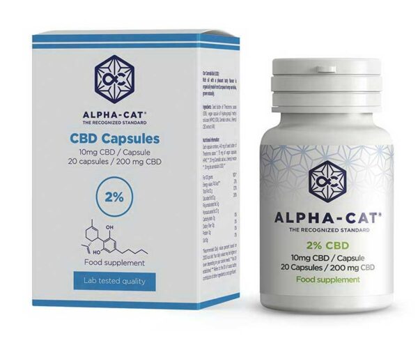 Alpha-CAT CBD kapszula 20x10 mg