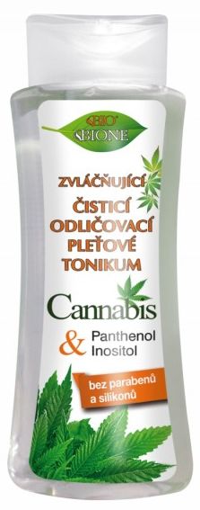 Bione Cannabis nyugtató és regeneráló sminklemosó arctonik
