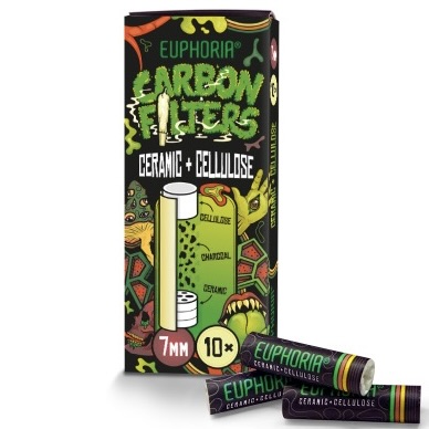 Euphoria Cellulóz + Kerámia szénszűrő 10 db