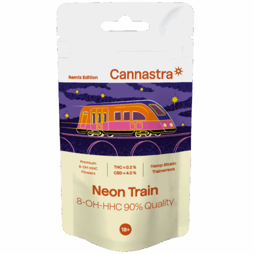 Cannastra 8-OH-HHC Flower Neon Train 90 % Quality